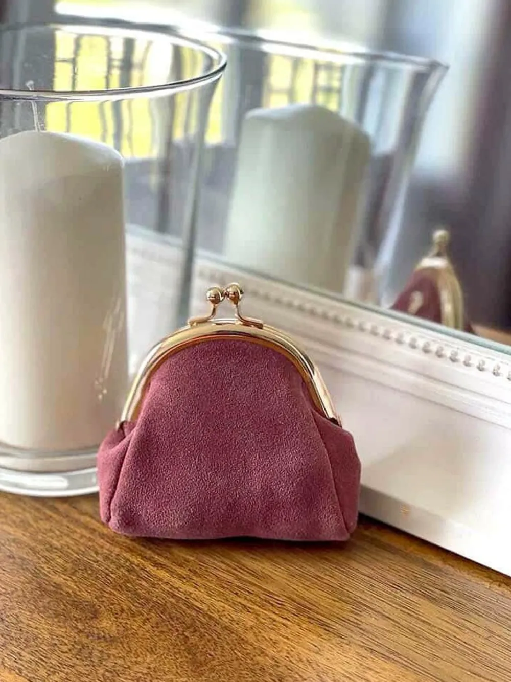 Shop Porte-Monnaie Rose Lumi Femmes Porte-Monnaie