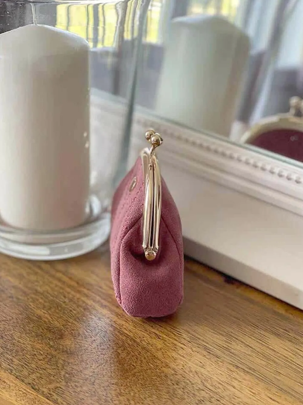 Shop Porte-Monnaie Rose Lumi Femmes Porte-Monnaie