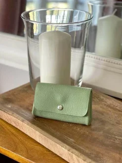 Cheap Porte-Monnaie Vert Amande Deepa Femmes Porte-Monnaie