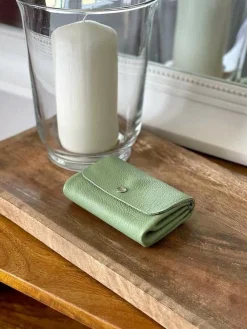 Cheap Porte-Monnaie Vert Amande Deepa Femmes Porte-Monnaie