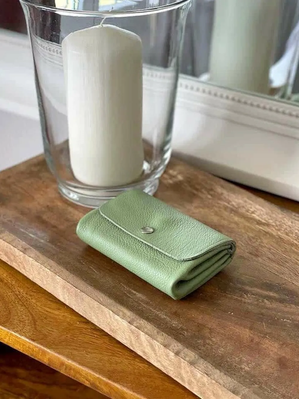Cheap Porte-Monnaie Vert Amande Deepa Femmes Porte-Monnaie