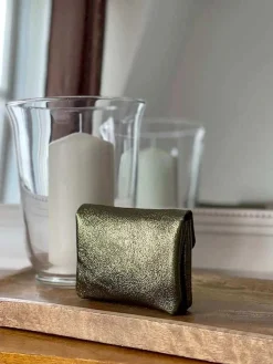 Cheap Porte-Monnaie Vert Kaki Anissa Femmes Porte-Monnaie