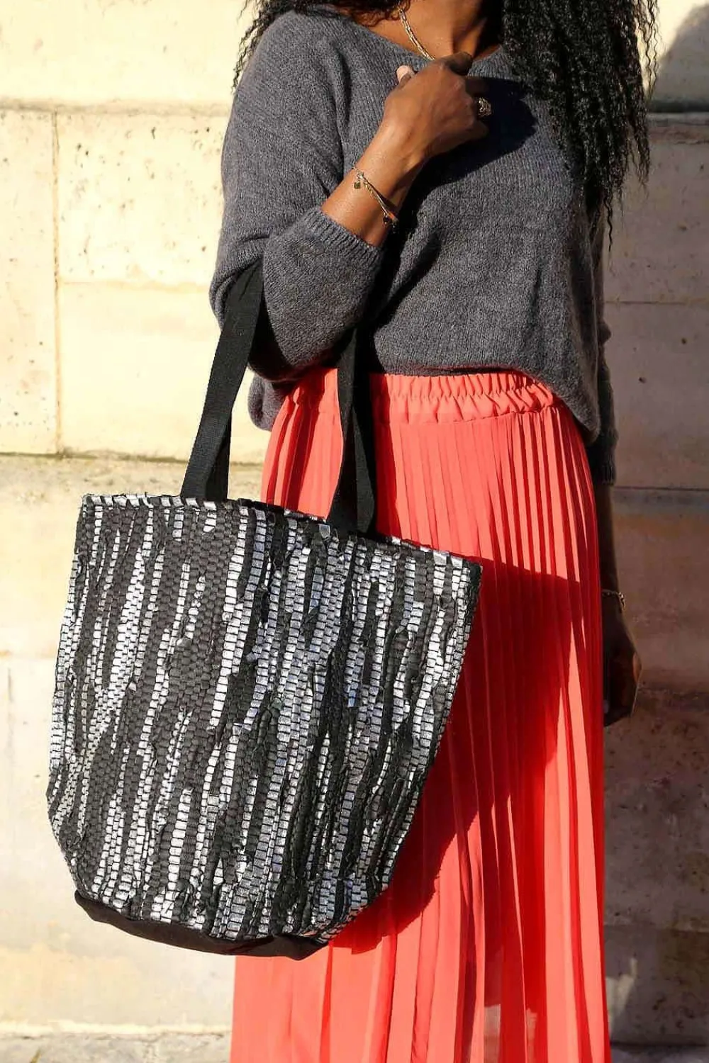 Store Pull Gris Elise Femmes Pull