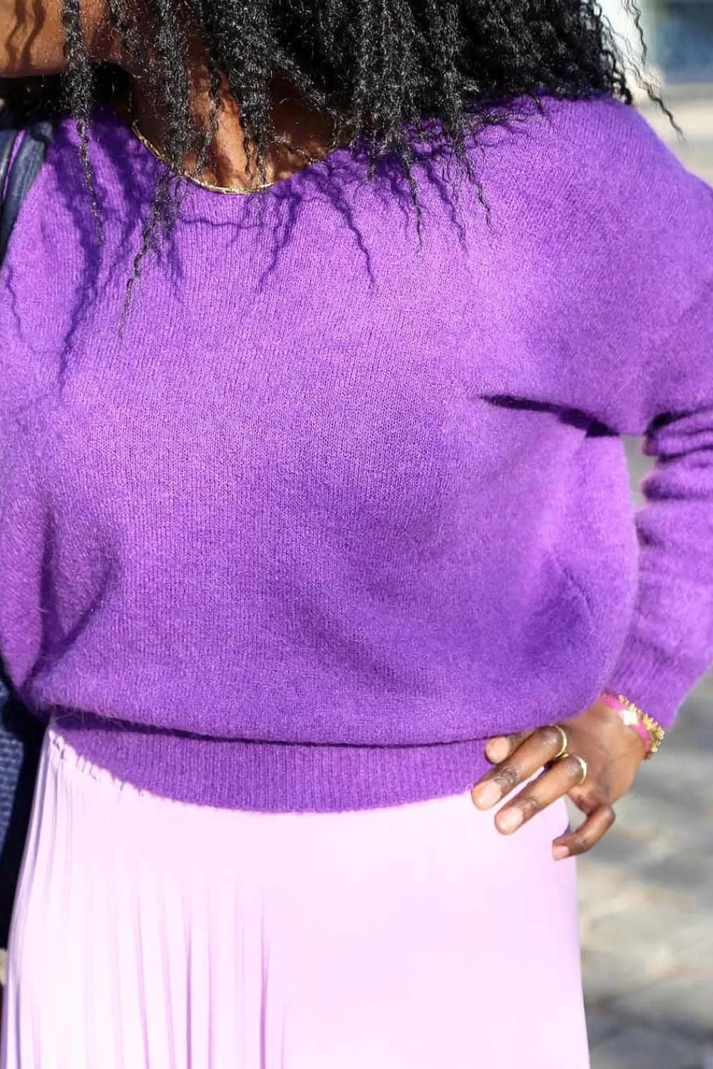Fashion Pull Violet Barth Femmes Pull