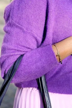 Fashion Pull Violet Barth Femmes Pull