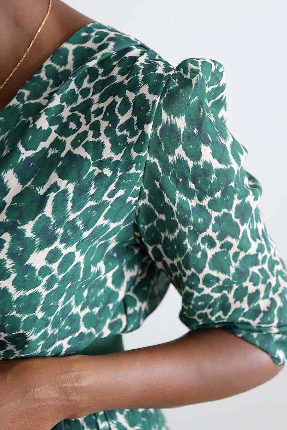 Store Robe Longue Vert Eva Femmes Robe