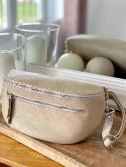 Best Sale Sac Banane Beige Ecru Chelby Femmes Sac Banane