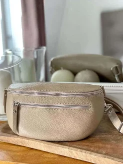 Best Sale Sac Banane Beige Ecru Chelby Femmes Sac Banane