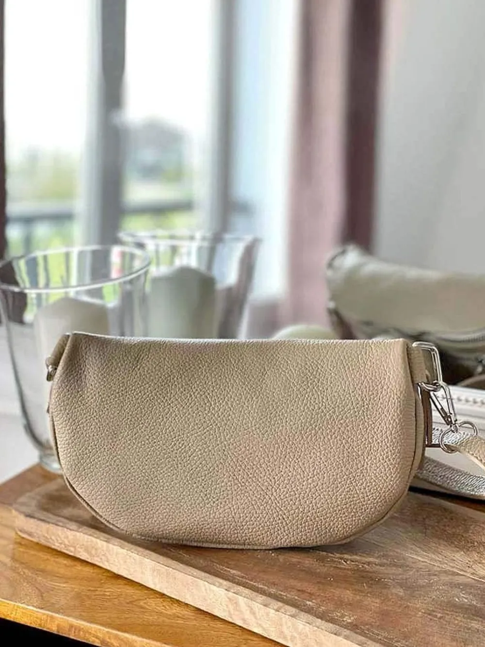 Best Sale Sac Banane Beige Ecru Chelby Femmes Sac Banane