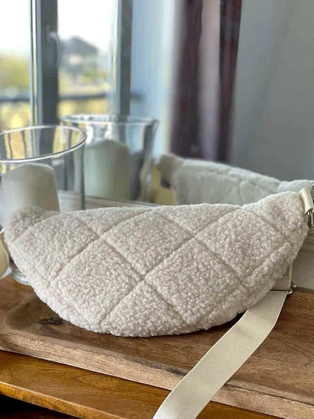 Fashion Sac Banane Beige Solvig Femmes Sac Banane