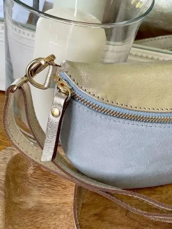 Shop Sac Banane Bleu Ciel Vaelle Femmes Sac Banane