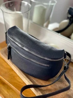 Hot Sac Banane Bleu Marine Chelby Femmes Sac Banane