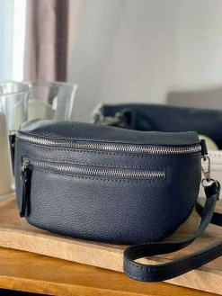 Hot Sac Banane Bleu Marine Chelby Femmes Sac Banane
