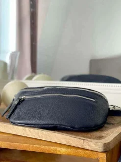 Hot Sac Banane Bleu Marine Chelby Femmes Sac Banane