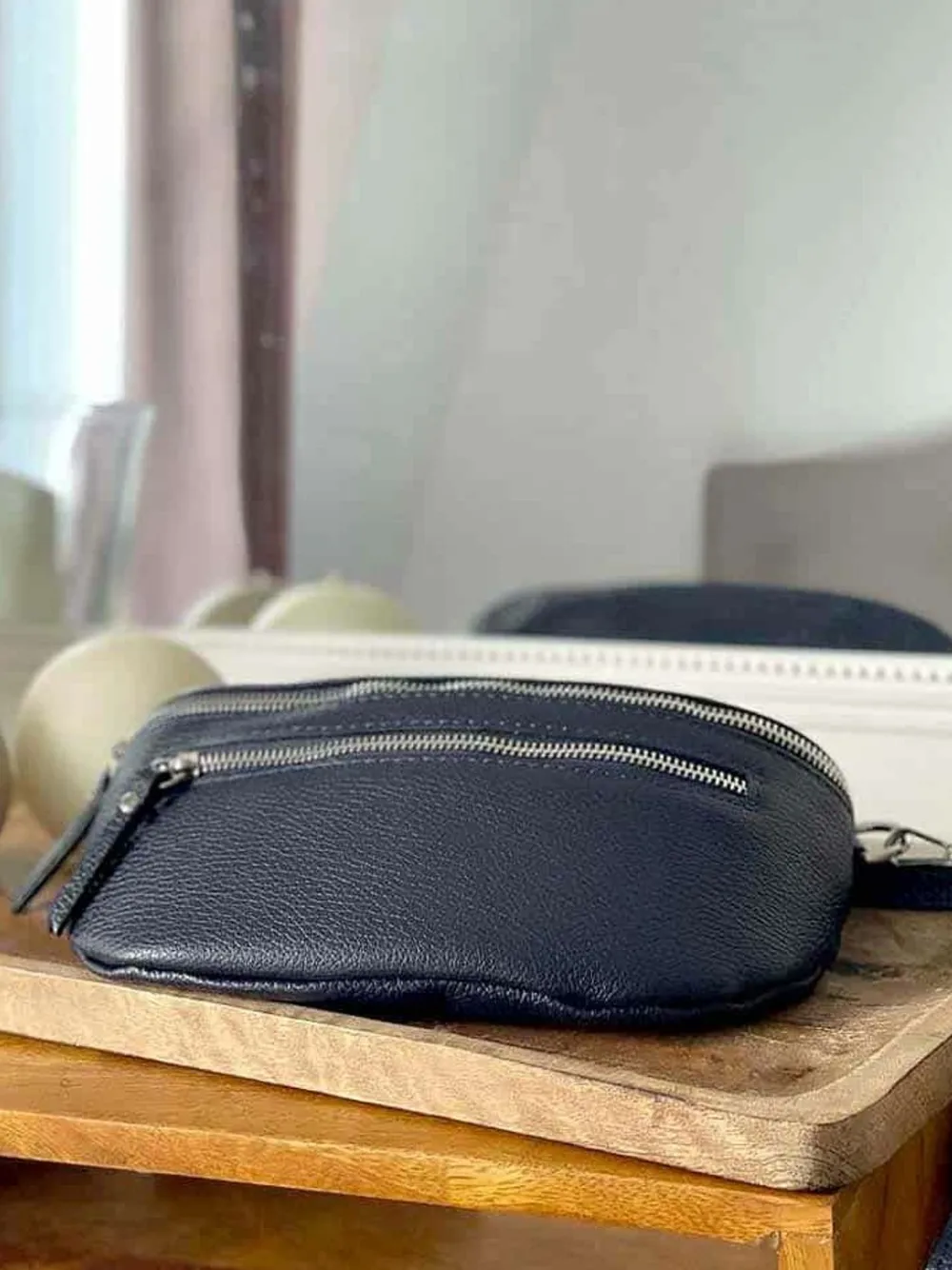 Hot Sac Banane Bleu Marine Chelby Femmes Sac Banane