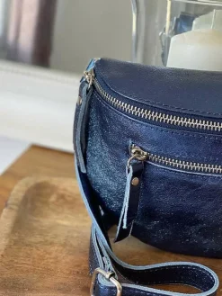 New Sac Banane Bleu Marine June Femmes Sac Banane
