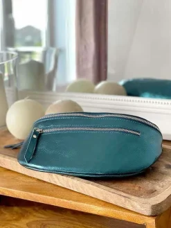 Best Sale Sac Banane Bleu Petrole June Femmes Sac Banane