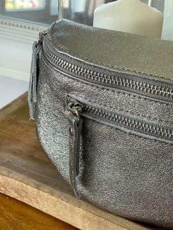 Outlet Sac Banane Gris June Femmes Sac Banane