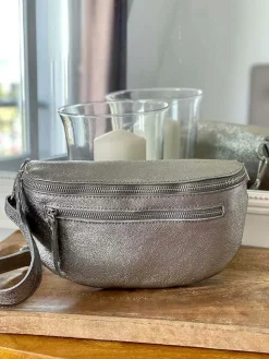 Outlet Sac Banane Gris June Femmes Sac Banane