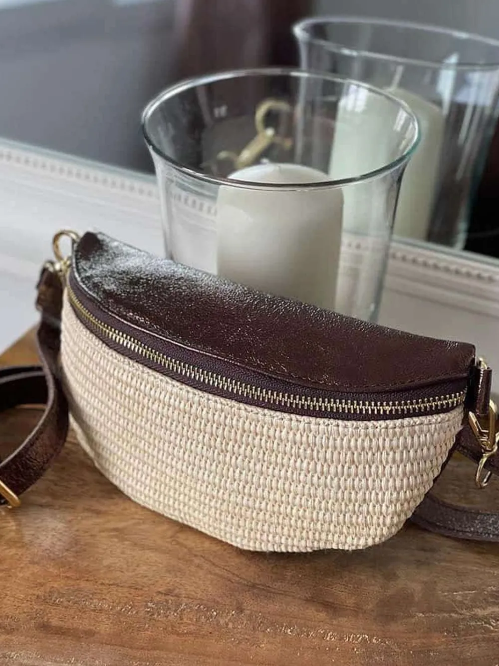 Cheap Sac Banane Marron Choco Ojala Femmes Sac Banane