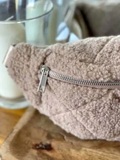 Shop Sac Banane Marron Taupe Solvig Femmes Sac Banane