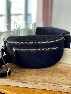 Fashion Sac Banane Noir Dana Femmes Sac Banane