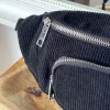 Outlet Sac Banane Noir Estela Femmes Sac Banane