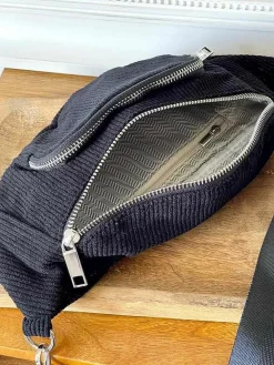 Outlet Sac Banane Noir Estela Femmes Sac Banane