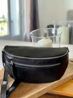 Hot Sac Banane Noir June Femmes Sac Banane