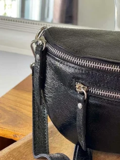 Hot Sac Banane Noir June Femmes Sac Banane