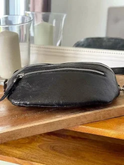 Hot Sac Banane Noir June Femmes Sac Banane