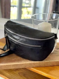 Hot Sac Banane Noir June Femmes Sac Banane