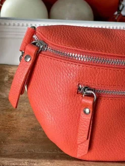 Discount Sac Banane Orange Chelby Femmes Sac Banane