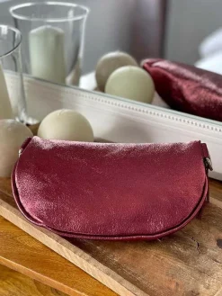 Fashion Sac Banane Rouge Bordeaux June Femmes Sac Banane