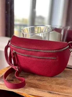 Shop Sac Banane Rouge Cerise Chelby Femmes Sac Banane