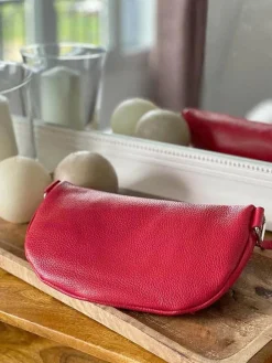 Best Sale Sac Banane Rouge Chelby Femmes Sac Banane
