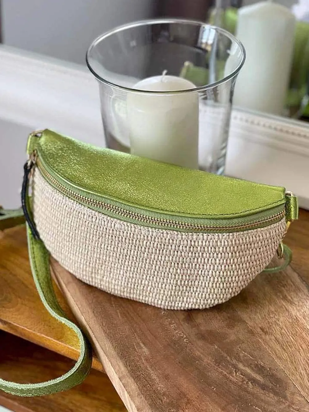 Sale Sac Banane Vert Anis Ojala Femmes Sac Banane