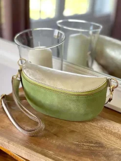 Best Sale Sac Banane Vert Anis Vaelle Femmes Sac Banane