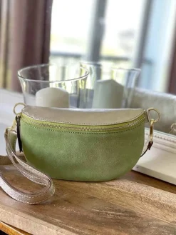 Best Sale Sac Banane Vert Anis Vaelle Femmes Sac Banane