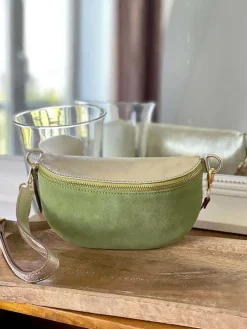 Best Sale Sac Banane Vert Anis Vaelle Femmes Sac Banane