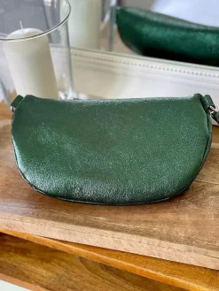Best Sale Sac Banane Vert Emeraude Irise June Femmes Sac Banane