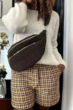 Sale Sac Banane Vert Kaki Anjales Femmes Sac Banane