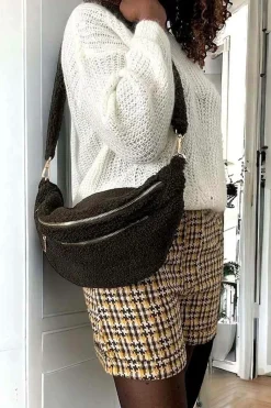 Sale Sac Banane Vert Kaki Anjales Femmes Sac Banane