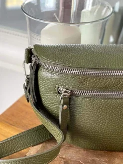 Shop Sac Banane Vert Kaki Chelby Femmes Sac Banane