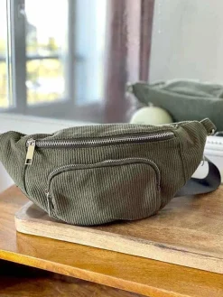 Discount Sac Banane Vert Kaki Estela Femmes Sac Banane