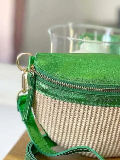 Cheap Sac Banane Vert Mila Femmes Sac Banane