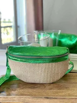 Cheap Sac Banane Vert Mila Femmes Sac Banane