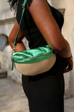 Cheap Sac Banane Vert Mila Femmes Sac Banane