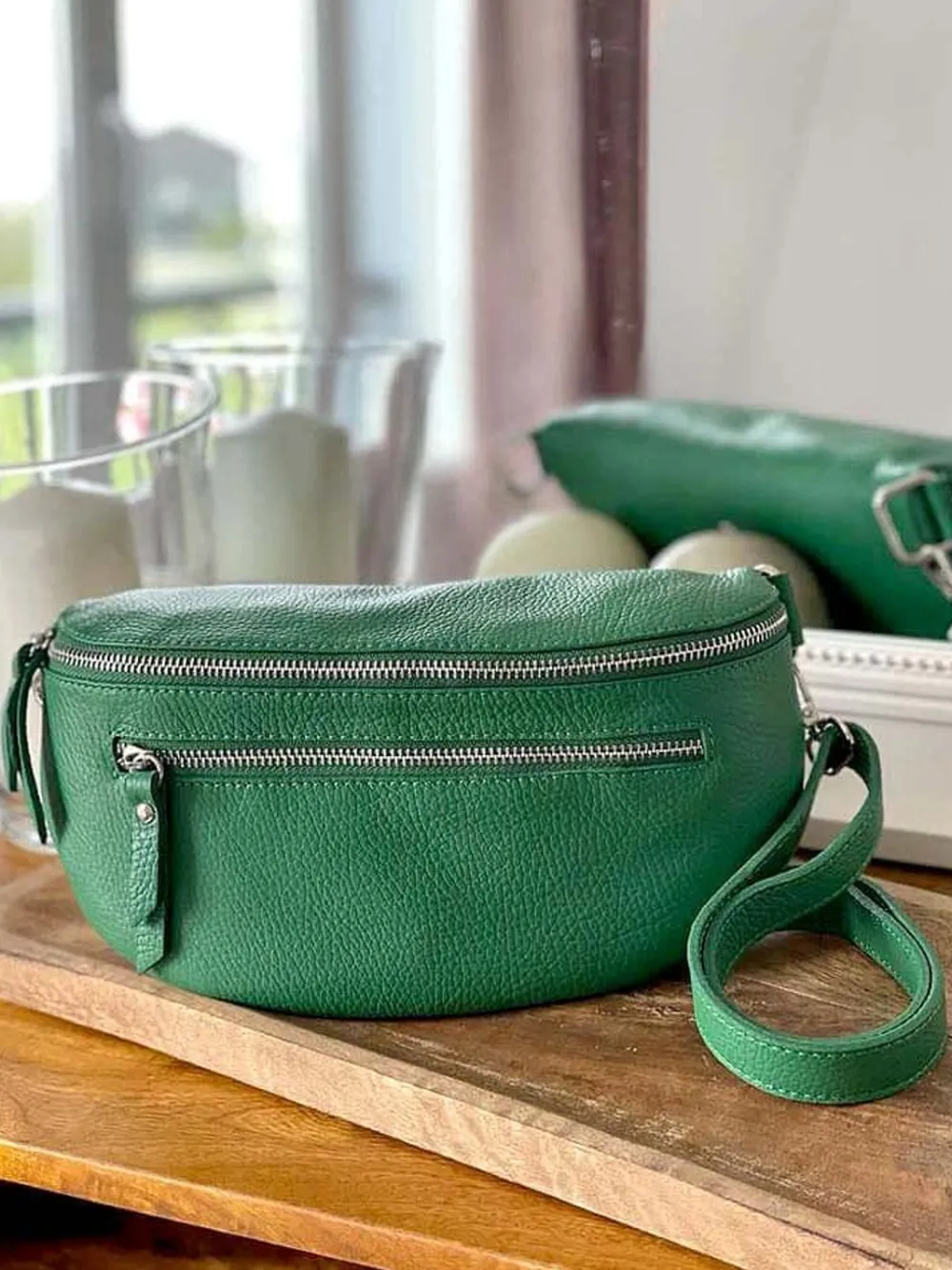 Fashion Sac Banane Vert Pomme Chelby Femmes Sac Banane