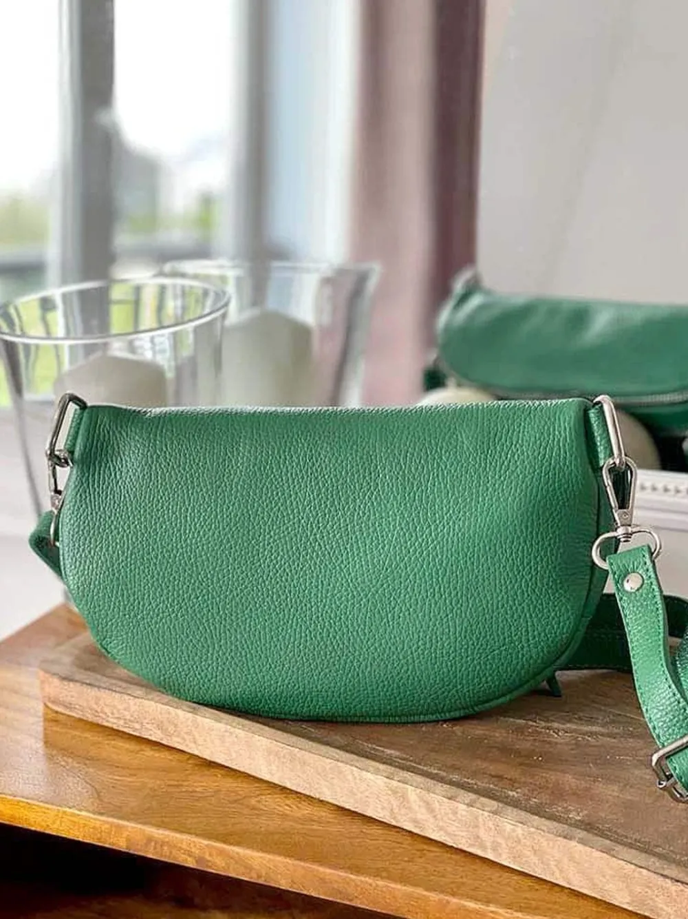 Fashion Sac Banane Vert Pomme Chelby Femmes Sac Banane